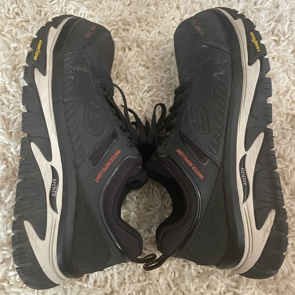 Skechers Arch Fit Road Walker Composite Toe Black water resistant men’s size 9 - Picture 7 of 10